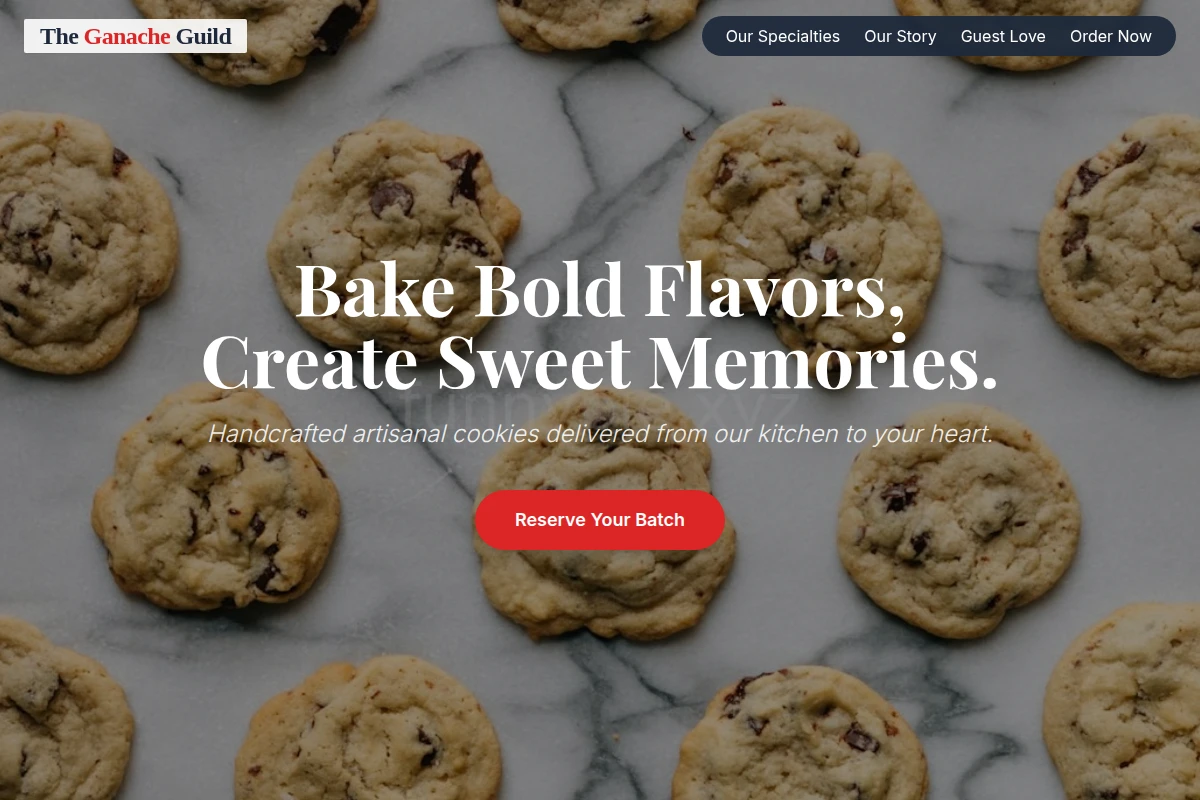 Menu Cookie